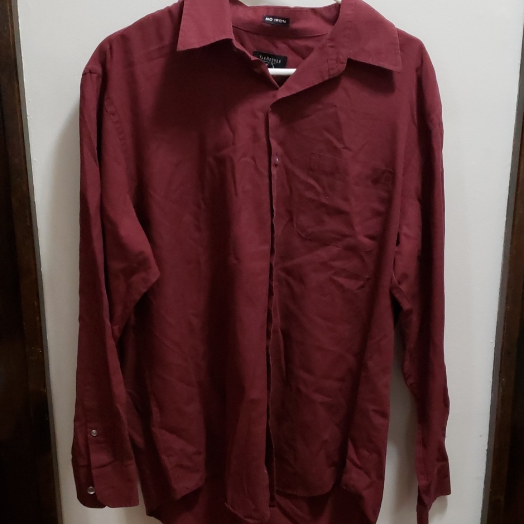 Van Heusen Red Button Down